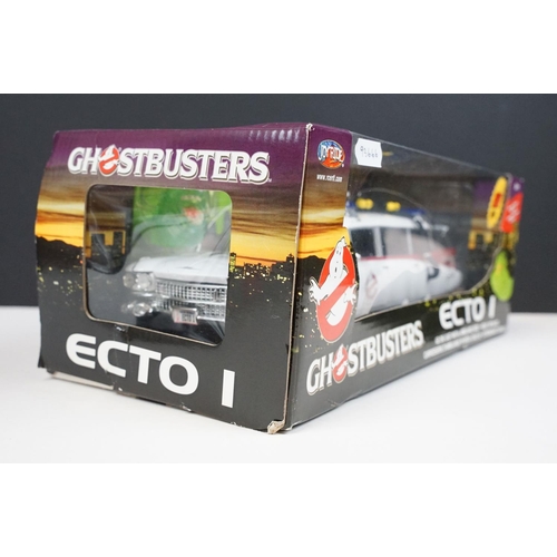 1085 - Boxed Joyride 1/21 Ghostbusters ECTO 1 diecast model, diecast ex and appears un-removed from packagi... 