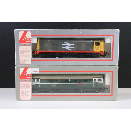 14 - Seven boxed Lima OO gauge locomotives to include Eastleigh D6508, Railfreight 20059, Western Lady, S... 