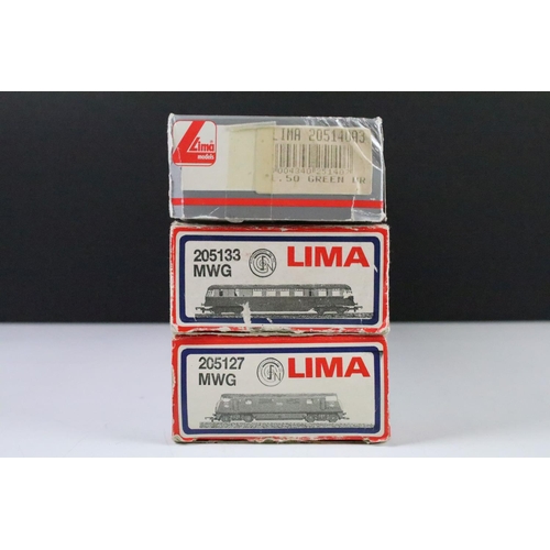14 - Seven boxed Lima OO gauge locomotives to include Eastleigh D6508, Railfreight 20059, Western Lady, S... 