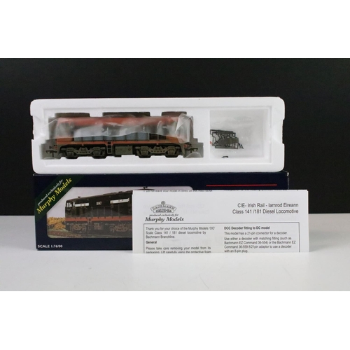 20 - Three boxed Bachmann OO gauge locomotives to include Murphy Models MM0190 Class 181 CIE Black/orange... 
