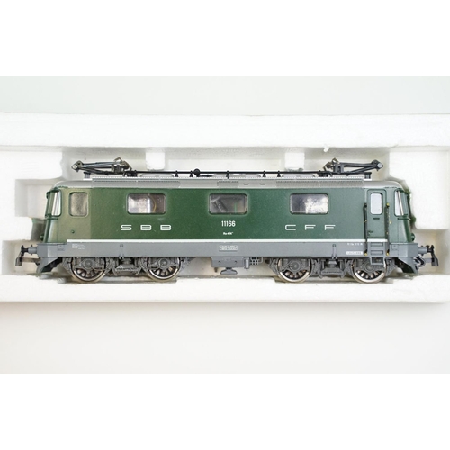 37 - Five boxed HO gauge locomotives to include Liliput 1045 Mallard, Roco 4149A, Fleischmann 4400 and 2 ... 