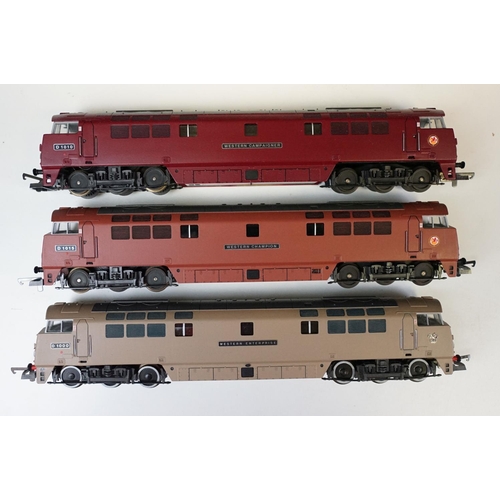 79 - 13 OO gauge locomotives to include Lima Western Champion, Airfix Network Rail 31465, Lima Western En... 