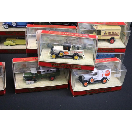 1080 - 54 Boxed Matchbox Models of Yesteryear diecast models in red window boxes, all ex