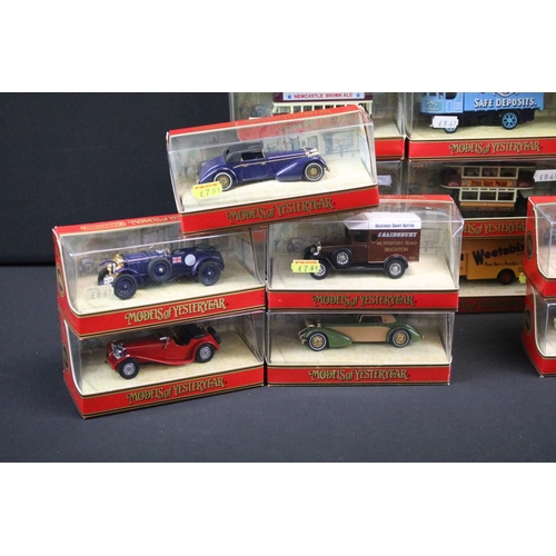 1080 - 54 Boxed Matchbox Models of Yesteryear diecast models in red window boxes, all ex