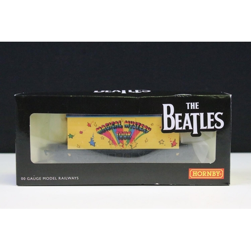 172 - Set of 4 boxed Hornby OO gauge The Beatles LWB Vans to include R6008 Sgt Pepper, R6009 Help!, R60010... 
