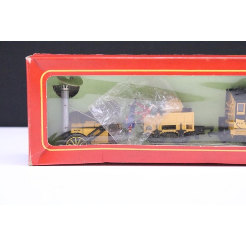 173 - Boxed Triang OO gauge R346 Stephenson's Rocket Train locomotive, complete, plus additional items of ... 