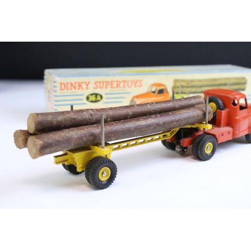 DINKY SUPERTOYS : 1 Tracteur Unic et semi-remorque porte-voitures