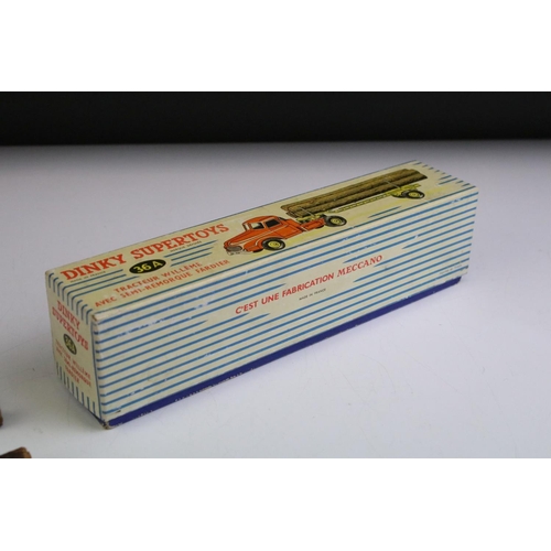 Dinky Toys 1:43 - Camión a escala - Dinky Supertoys 39A Unic Semi-Remorque Porte-Voitures Boilot Petrolat Diecast Toy Truck, Boxed