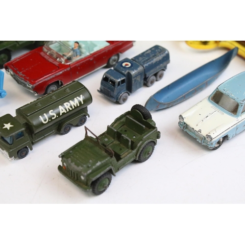 1333 - Small quantity of 11 Mid 20th C onwards diecast models to include Dinky Triumph 2000, Dinky 199 Aust... 