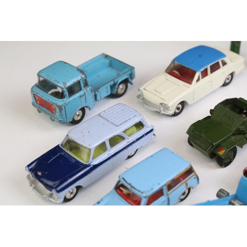 1333 - Small quantity of 11 Mid 20th C onwards diecast models to include Dinky Triumph 2000, Dinky 199 Aust... 