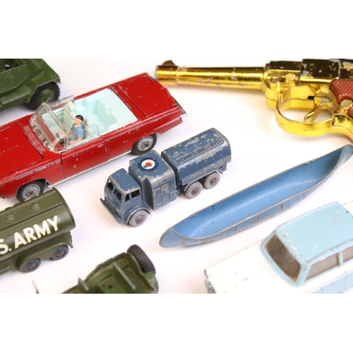 1333 - Small quantity of 11 Mid 20th C onwards diecast models to include Dinky Triumph 2000, Dinky 199 Aust... 