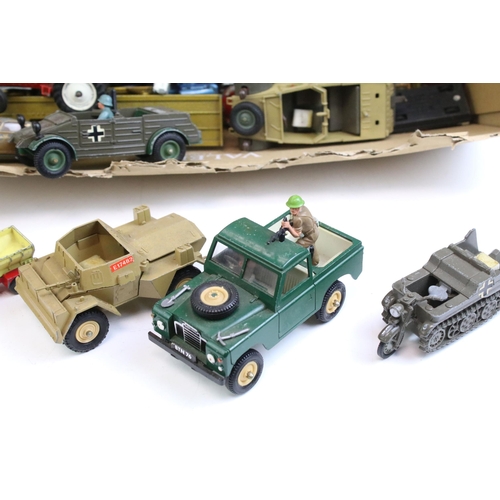 1334 - 39 play worn diecast models to include Matchbox 75 Series, Corgi Juniors, Dinky, Britains, etc featu... 