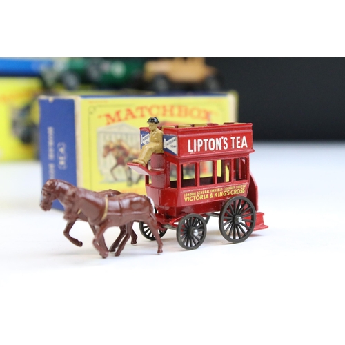 1335 - Nine boxed Matchbox Models of yesteryear diecast models to include Y5 1929 Leyland Titan, Y11 1912 P... 