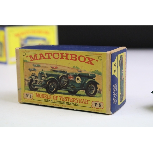 1335 - Nine boxed Matchbox Models of yesteryear diecast models to include Y5 1929 Leyland Titan, Y11 1912 P... 