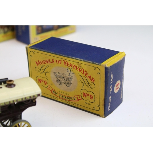 1335 - Nine boxed Matchbox Models of yesteryear diecast models to include Y5 1929 Leyland Titan, Y11 1912 P... 