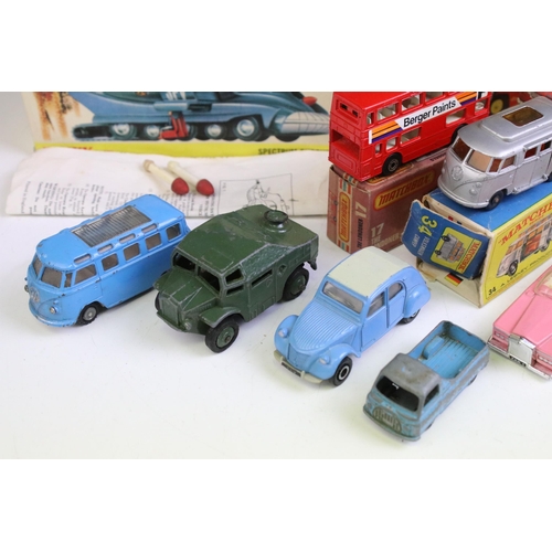 1338 - Six boxed diecast models to include 2 x Dinky (104 Captain Scarlet Spectrum Pursuit Vehicle and 404 ... 