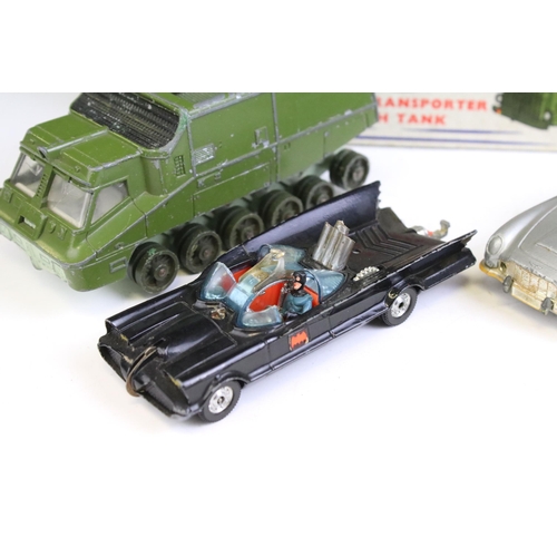 1339 - Boxed Dinky Supertoys 698 Tank Transporter With Tank Gift Set diecast model (diecast gd overall with... 