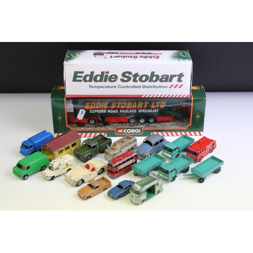 1340 - Quantity of boxed and unboxed diecast models to include 2 x boxed Eddie Stobart related models featu... 