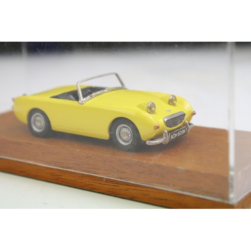 1342 - Two boxed / cased RAE Models diecast models to include KED046 Austin Healey Frog Eye Sprite Finished... 