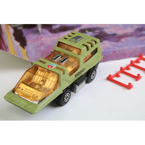 1343 - Boxed Matchbox Adventure 2000 K-2001 Raider Command diecast model, missing figures, diecast vg with ... 