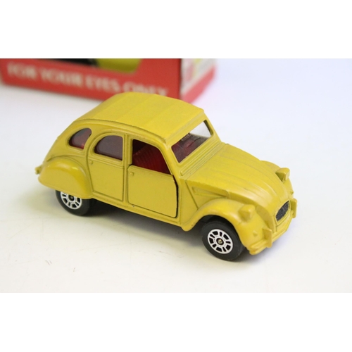 1346 - Five boxed diecast Citroen 2CV models to include Comptour Citroen 2CV Cogolin, 2 x Corgi 346 Charles... 