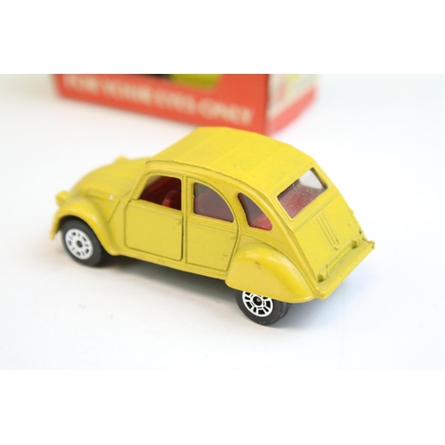 1346 - Five boxed diecast Citroen 2CV models to include Comptour Citroen 2CV Cogolin, 2 x Corgi 346 Charles... 