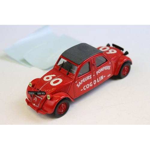 1346 - Five boxed diecast Citroen 2CV models to include Comptour Citroen 2CV Cogolin, 2 x Corgi 346 Charles... 