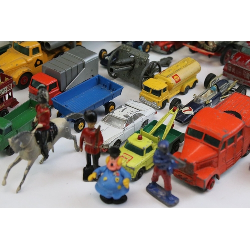 1347 - Quantity of circa mid 20th C play worn diecast models to include Matchbox and Corgi featuring Corgi ... 