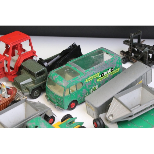 1347 - Quantity of circa mid 20th C play worn diecast models to include Matchbox and Corgi featuring Corgi ... 