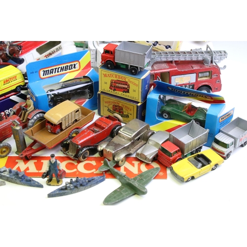 1348 - Collection of various diecast models to include boxed Dinky Dublo 076 Lansing Bagnall Tractor And Tr... 