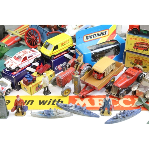 1348 - Collection of various diecast models to include boxed Dinky Dublo 076 Lansing Bagnall Tractor And Tr... 