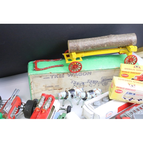 1348 - Collection of various diecast models to include boxed Dinky Dublo 076 Lansing Bagnall Tractor And Tr... 
