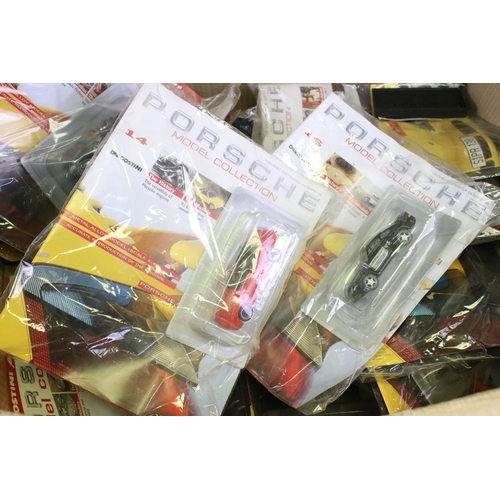 1284 - 34 carded diecast models to include A Century Of Cars and DeAgostini, all in bags with carded backin... 