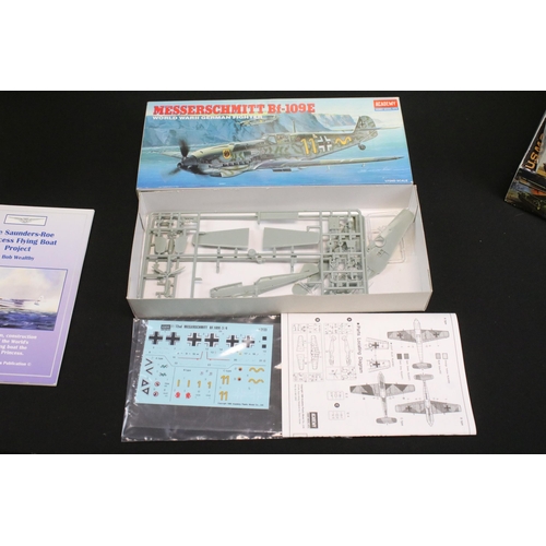 314 - 17 Boxed Academy plastic military model kits to include 1/350 14105 Queen Elizabeth Class HMS Warspi... 