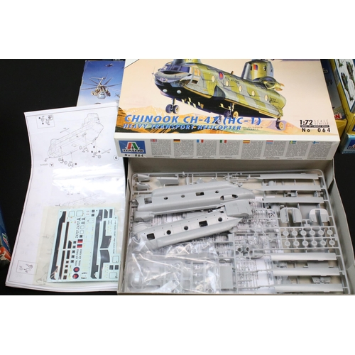 323 - 31 Boxed Italeri plastic military model kits to include 1/700 519 USS Saipan Amphibious Battleship, ... 