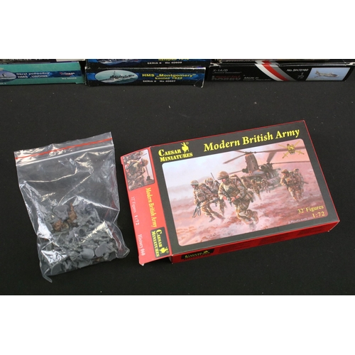 324 - 48 Boxed plastic model kits to include Academy, Accurate Miniatures, Mirage Hobby, Premiere, AZ Mode... 