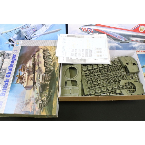 331 - 13 Boxed 1/32 - 1/35 Trumpeter plastic military model kits to include 03207 Fairey Swordfish Mk I, 0... 