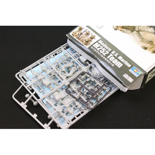 331 - 13 Boxed 1/32 - 1/35 Trumpeter plastic military model kits to include 03207 Fairey Swordfish Mk I, 0... 