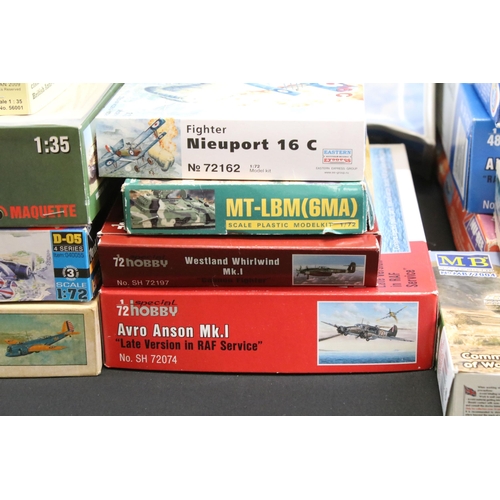 332 - 37 Boxed plastic model kits to include Special Hobby, Roden, Eastern Express, Master Hobby Kits, Air... 