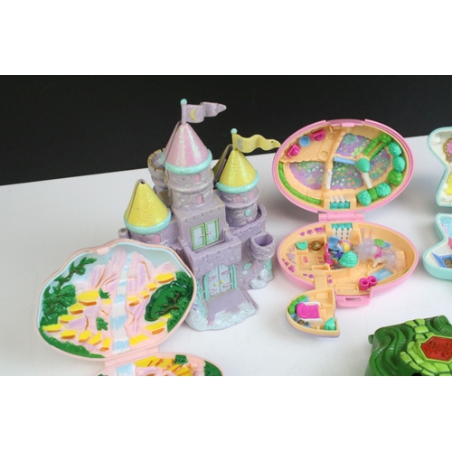 464 - 10 Bluebird Playsets to include 5 x Polly Pocket Playsets (Polly's Crystal Bubble Compact missing bu... 