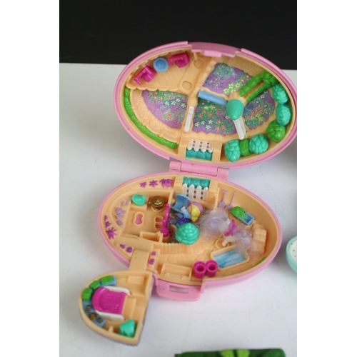 464 - 10 Bluebird Playsets to include 5 x Polly Pocket Playsets (Polly's Crystal Bubble Compact missing bu... 