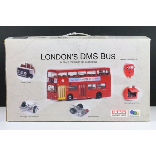 1017 - Boxed Gilbow 1/24 scale London's DMS Bus 99102 Daimler DMS Bus London Transport Norbiton Garage rout... 