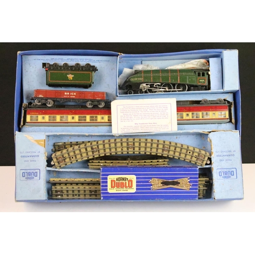 117 - Boxed Hornby Dublo EDP11 Passenger Train Set containing Silver King locomotive, rolling stock, track... 