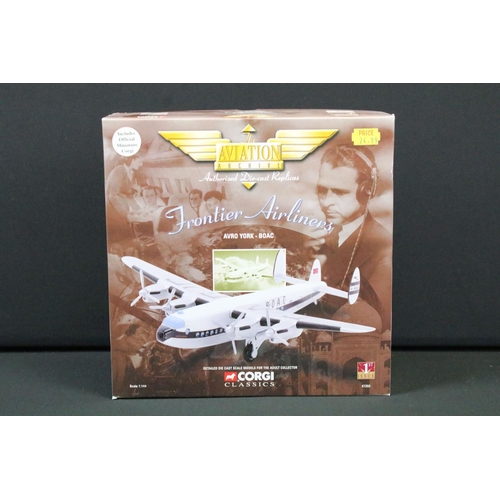 1066 - Ten boxed 1/144 scale Corgi Aviation Archives diecast models to include 48101, 47101, 47205, 47506, ... 