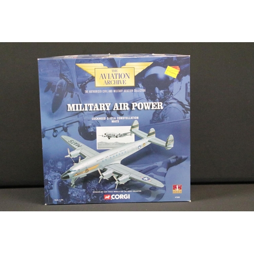 1066 - Ten boxed 1/144 scale Corgi Aviation Archives diecast models to include 48101, 47101, 47205, 47506, ... 