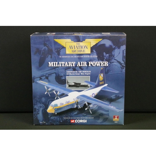 1067 - Nine boxed Corgi Aviation Archive diecast models to include ltd edn 1/72 AA32501 Vought F4U-1A Corsa... 