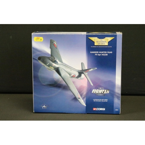 1074 - Seven boxed Corgi Aviation Archive diecast models to include ltd edn 1/72 49303 P51D Mustang, ltd ed... 