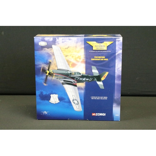 1074 - Seven boxed Corgi Aviation Archive diecast models to include ltd edn 1/72 49303 P51D Mustang, ltd ed... 