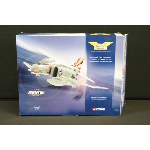 1075 - 10 boxed Corgi Aviation Archive diecast models to include 47101, 48502, AA33401, 47503, 47607, 48202... 