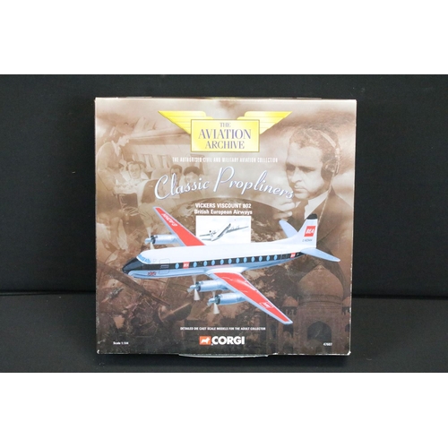 1075 - 10 boxed Corgi Aviation Archive diecast models to include 47101, 48502, AA33401, 47503, 47607, 48202... 